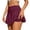 L34-Wine, variant on xfsWaSs Tennis Skirts for Women High Waisted Athletic Golf Skorts with Pocket Tennis Skirt Casual Running Yoga Workout Skorts for Woman