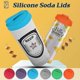 thumbnail image 2 of 6 Pack Silicone Can Lids - Reusable Pop Can Lids for Standard Size Cans Soda, Silicone Can Tops For Soda/Beer/Juice, 2 of 5
