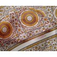 thumbnail image 4 of oneOone Silk Tabby Fabric Leaves & Floral Block Printed Craft Fabric BTY 42 Inch Wide, 4 of 4