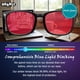thumbnail image 5 of Gafas de bloqueo de luz azul ORANZI con lentes rojas del 99.99%, paquete de 2, 5 of 6