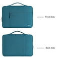 thumbnail image 6 of MOSISO 12" Polyester Notebook Laptop Sleeve Bag for MacBook 12 Inch with Retina Display 2017/2016/2015 Release Tablet Bag Carrying Case Cover, Deep Teal, 6 of 7