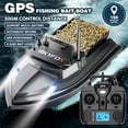 thumbnail image 3 of Barco de Cebo Teledirigido V060 con GPS, Batería de Litio de 5200mAh, Alcance de 500m, Función de Descarga Automática y Control Remoto 2.4G, Ideal para Pesca., 3 of 6