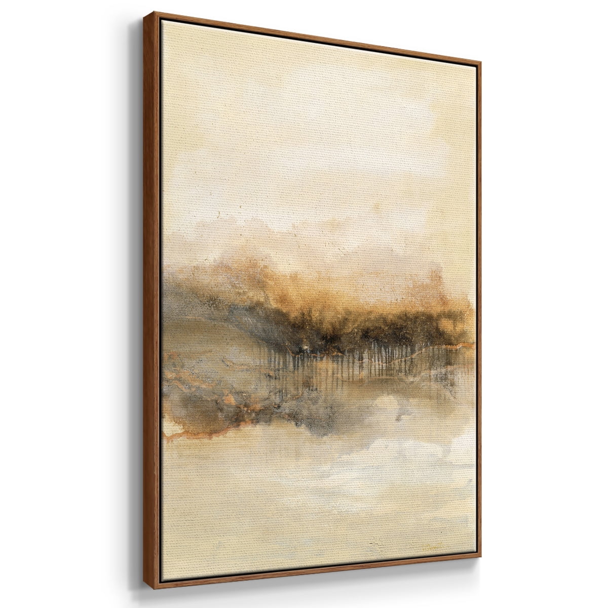 Keeping Secrets I Framed Premium Gallery Wrapped Canvas - Ready to Hang - 27 x 41 - Walnut Floating Frame