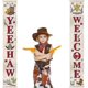 thumbnail image 1 of Garland Party Decoration Set Cowboy Porch Sign Welcome Cowboy Banner Hanging, 1 of 5