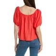 thumbnail image 2 of Velvet by Graham & Spencer womens  Dana Linen Blouse, m, 2 of 3