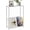 White - Standard, variant on Narrow Side Table with Magazine Holder, Skinny End Table