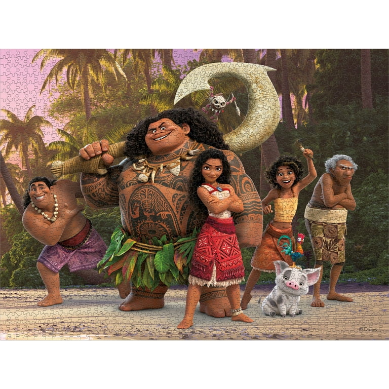 Ceaco 1500 Piece Moana and Family Jigsaw Puzzle with Bonus Poster