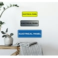 thumbnail image 4 of All Quality Standard Electrical Panel Sign - Blue - Small 2" x 6", 4 of 4