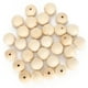 thumbnail image 1 of 30 cuentas redondas de madera perforadas, espaciador de bolas, decoración de joyería, accesorios de 40 mm, 1 of 12