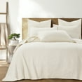 thumbnail image 3 of Homthreads - Beckett Two Euro Pillow Shams - Microfiber Jacquard - Damask Scroll - Cream - Euro Size (26 x 26in.) and Pillow Sham Size, 3 of 3