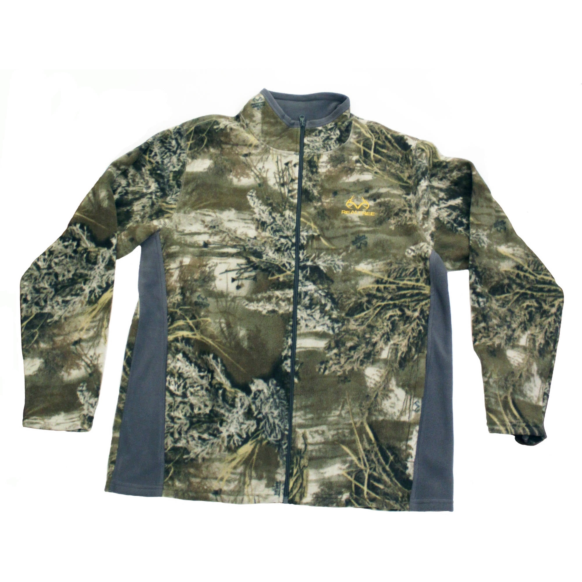 Realtree Men's Fleece Camo Full Zip Jacket, Realtree Max 1XT