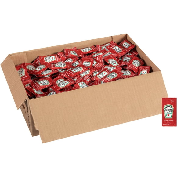 Heinz Tomato Ketchup Single Serve Packets, 500 ct Casepack