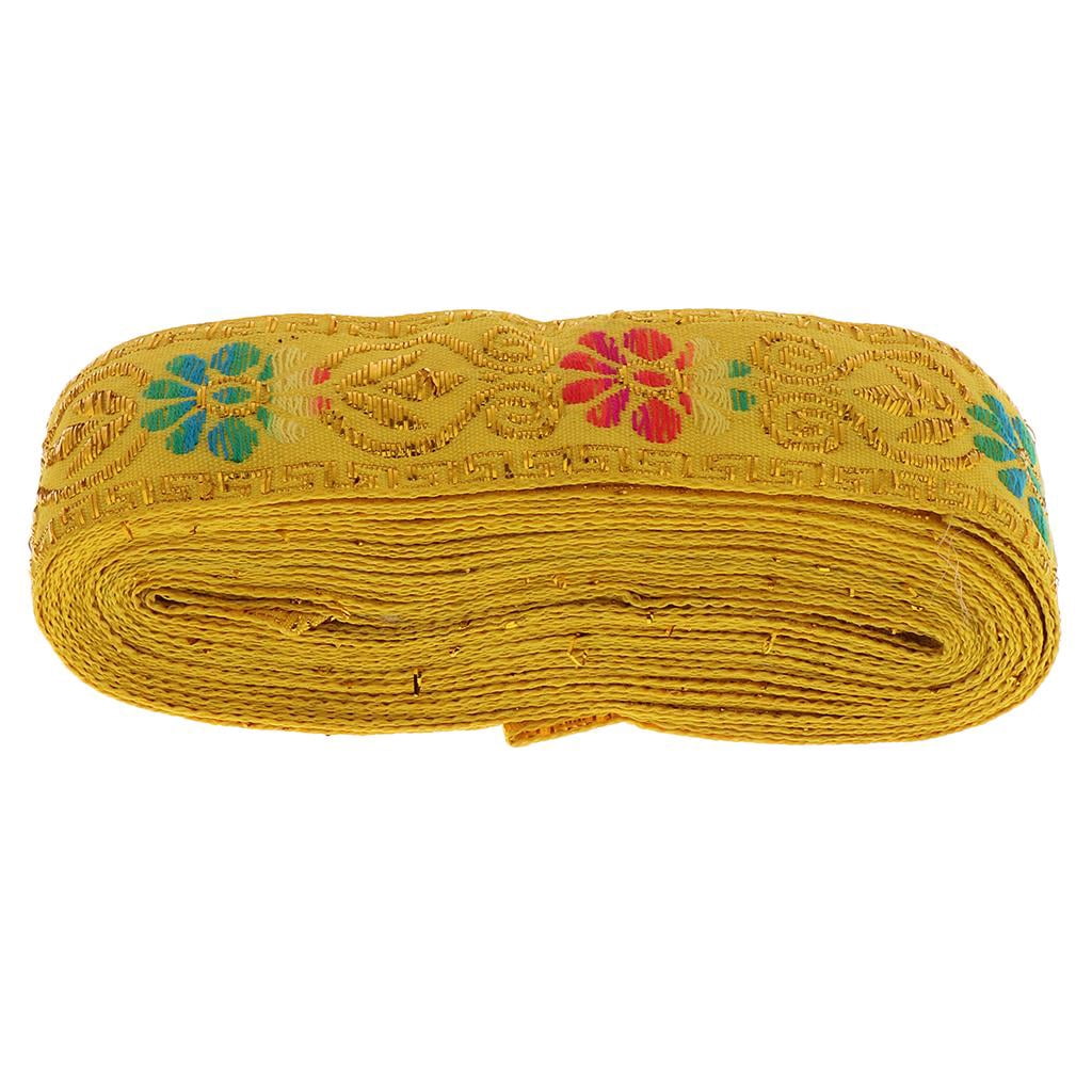 s Jacquard Braid Ribbon , Floral Embroidered Jacquard Ribbon Vintage ...