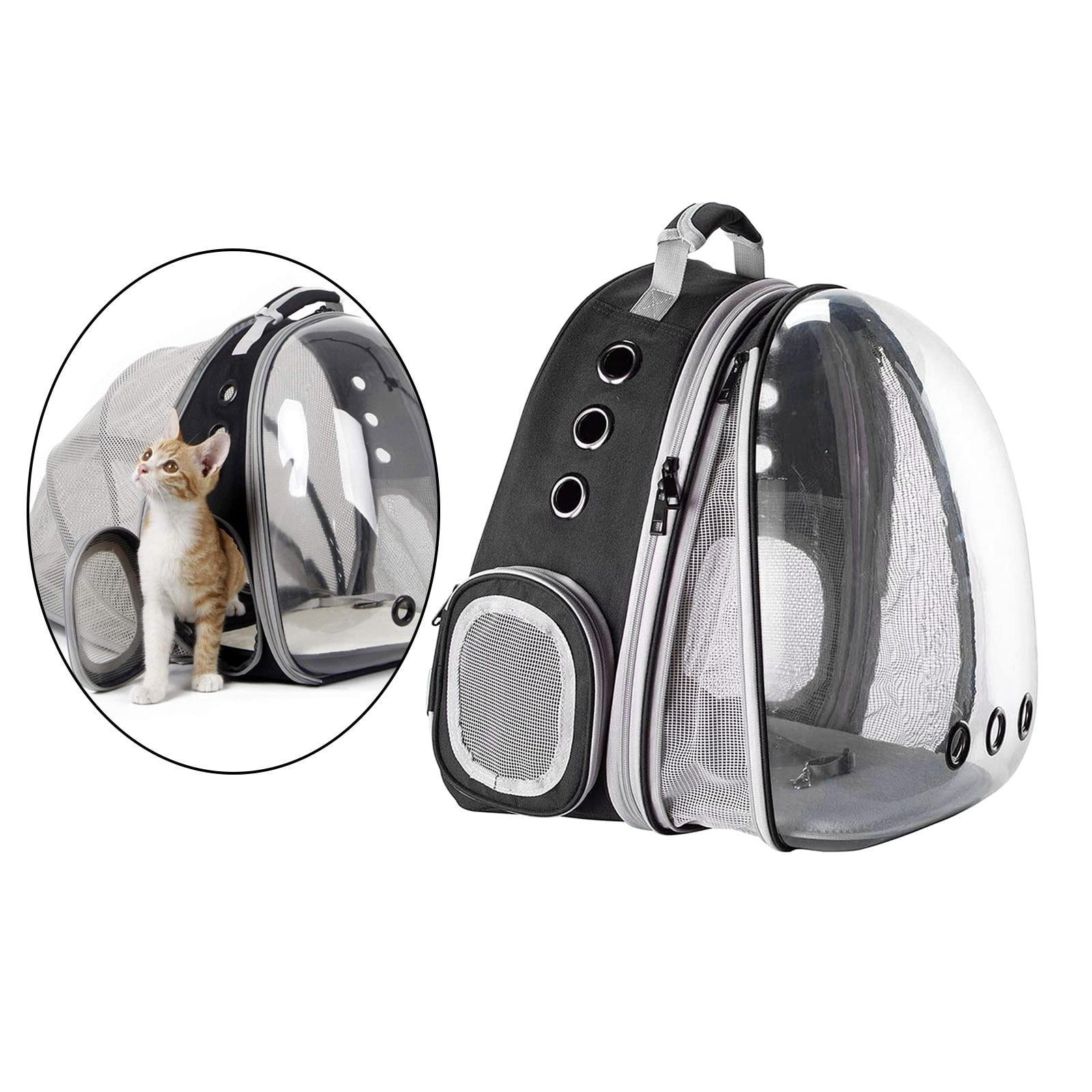 BELOVING Dual Expandable Cat Backpack Carrier Tote Tent for Cat Small Dog Travel Front Extendable Walmart