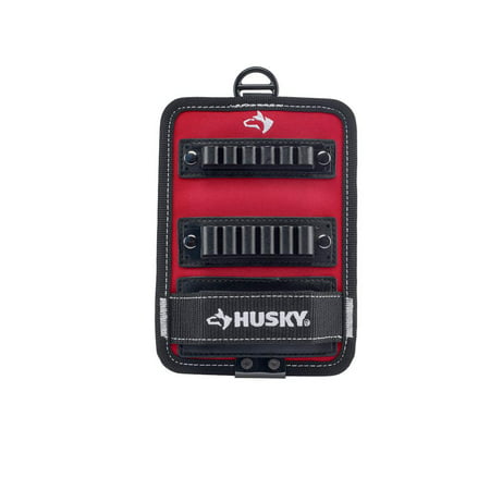 UPC 849838040242 product image for HUSKY Utility Pouch 5 in. 18-Bit Tool Storage Box Tote Bag Belts Toolbox GP-5302 | upcitemdb.com