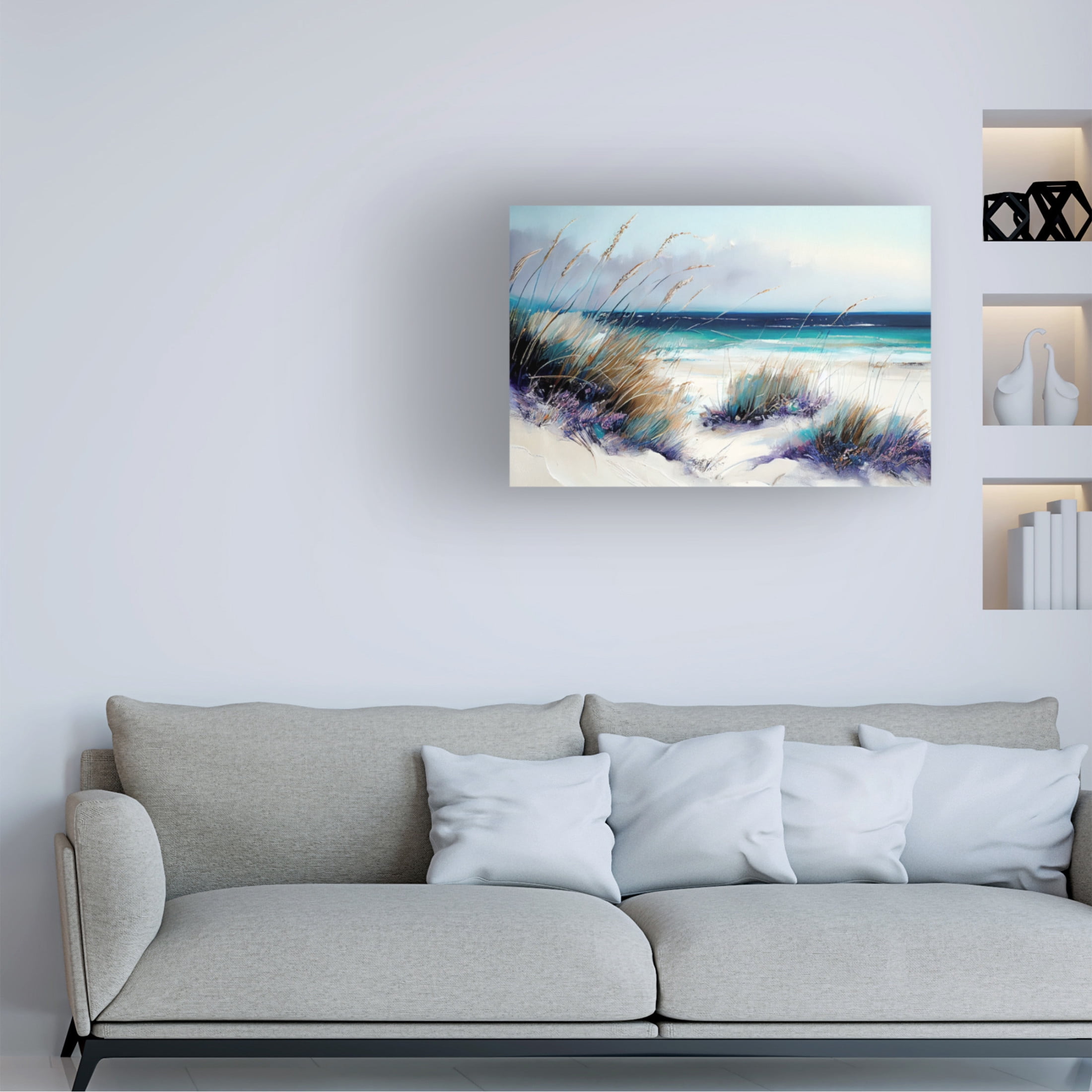 Canvas Wall Art - Sasha 'Euphoria VII' Wall Art for Living Room, Bedroom, or Office Décor by Trademark Fine Art - 47 x 30 Inches