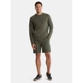 thumbnail image 2 of Athletic Works Men's and Big Men's Fusion Double Knit Crewneck Sweatshirt, Sizes S-5XL, 2 of 5