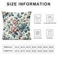 thumbnail image 5 of GOSMITH  Blue and White Porcelain Floral Throw Pillow Covers Set of Vintage Chinoiserie Blue Floral Decorative Couch Pillowcases Cushion Covers for Living Room Bedroom Sofa Outdoor,, 5 of 5