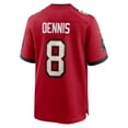 thumbnail image 3 of Men's Nike SirVocea Dennis Red Tampa Bay Buccaneers Game Jersey, 3 of 6