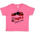 thumbnail image 3 of Inktastic My Papa Loves Me with Cute Ladybugs Boys or Girls Baby T-Shirt, 3 of 5