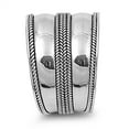 thumbnail image 4 of Polished Bali Rope Braid Woven Ring .925 Sterling Silver Band Jewelry Female Male Unisex Size 12, 4 of 4
