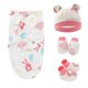 thumbnail image 2 of Europa y Estados Unidos Bebé recién nacido Bebé primavera Saco de dormir de gusano de seda Gorro de bebé Guantes de bebé Juego de pies de bebé, 2 of 5