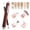 Brown Cat Eye Magnet, variant on modelones Cat Eye Magnetic for Nails,15PCS Cat Eye Gel Nail Polish Magnet Tools Powerful Set Wand Magnet Summer Nail Polish Square Round Magnet Stick Diverse Glassy Cateye Effect