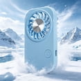 thumbnail image 6 of Handheld Portable Fan, Rechargeable Mini Fan with 5 Wind Speeds, Small Personal Fan Travel USB Powered, Pocket Fan for Home Office Outdoor Cooling Use, 6 of 7