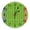 E51, variant on Football Green Stadium Lights Soccer PVC Wall Clock Modern Design Home Decor Bedroom Silent Oclock Watch Wall for Living Room（10 Inch）