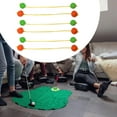thumbnail image 6 of yotijay 6x Ladderball Bolas Versatile (2 Colors) Golf Balls for Lawn Toss Match orange and green, 6 of 8