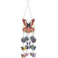 thumbnail image 1 of DIY Dotted Diamond Art Painting Wind Chime Kit Three-Dimensional Sun Catchers Diamonds Paintings Hanging Ornaments For Spring Garden Double-Sided Point D, 1 of 5