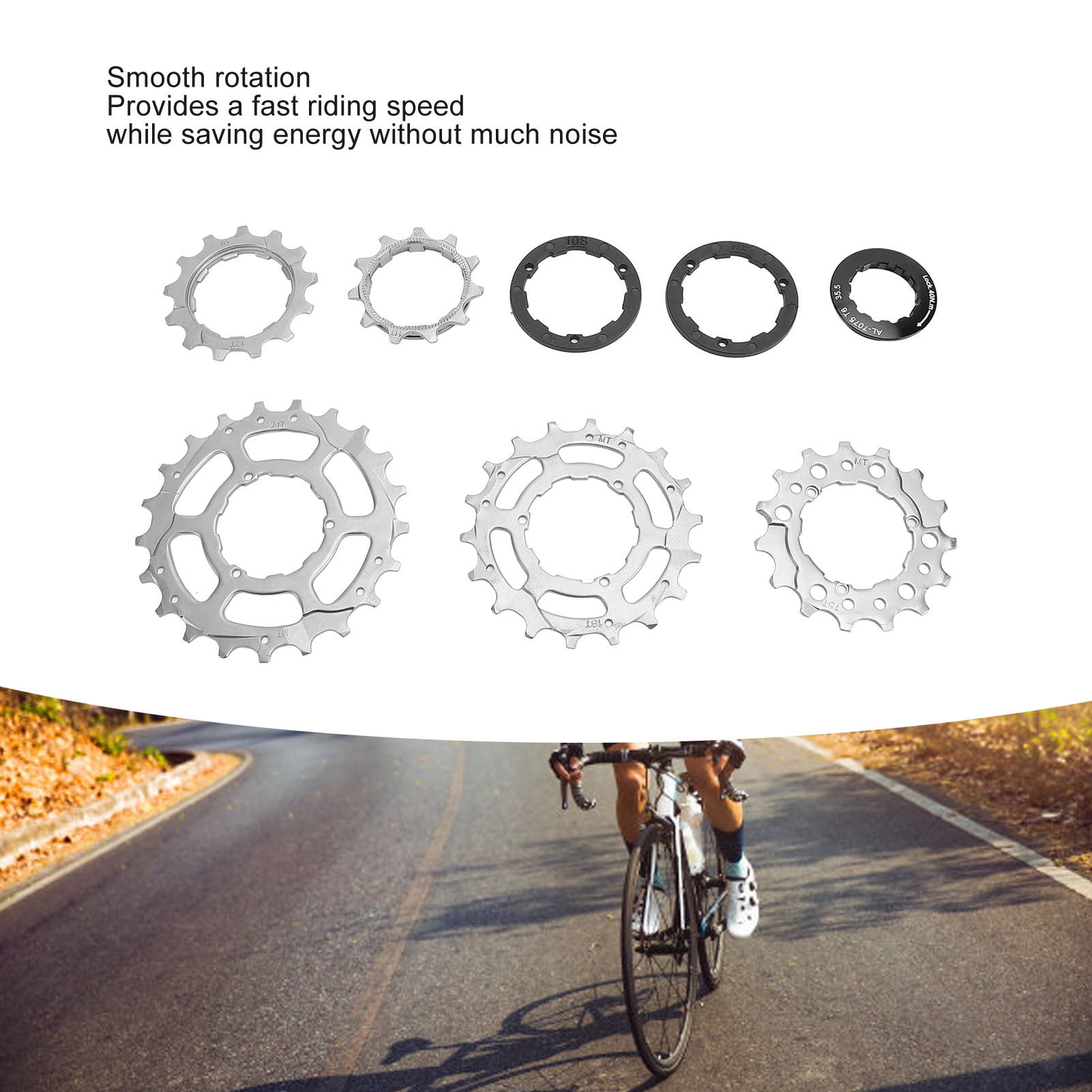 Bike Cassette, Bike Cassette Sprocket Precise Thread