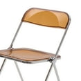 thumbnail image 4 of Silla De Comedor Plegable Silla De Comedor Plegable De Acrílico Tienda De Ropa Silla Plegable Silla De Comedor Plegable Para El Hogar Silla Plegable Portátil Silla Plegable De ANGGREK Marrón, 4 of 5