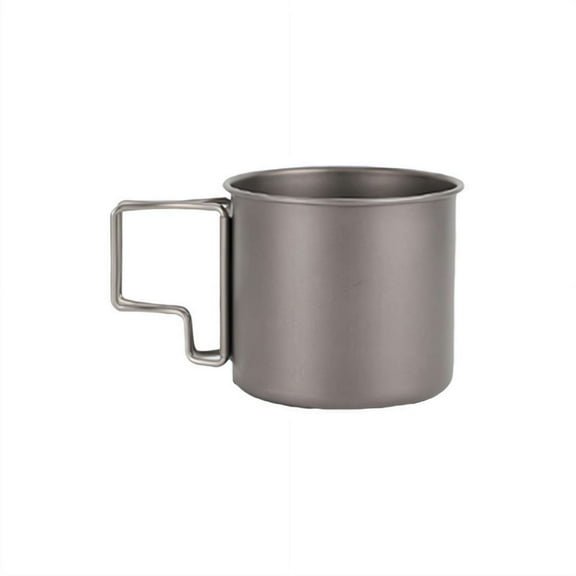 Titanium Water Cup Coffee Tea Mug for Home Office Outdoor Camping Hiking Backpacking Picnic