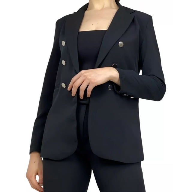 Saco Manga Larga Blazer Dama Casual Formal Para Mujer Joss