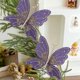 thumbnail image 4 of Butterflies Flower Christmas Tree Scene Layout Sequin Clip Decoration,仿真蝴蝶花圣诞树场景布局亮片夹装饰,Christmas Decoration Simulation Butterflies Flower,for Bedroom,Sequin Butterfly Flower Layout,metal frame,for, 4 of 9