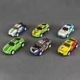 thumbnail image 4 of 6pc Iron Shell Toy Car Alloy Graffiti Sliding Back Mini Iron Car, 4 of 9