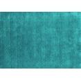 thumbnail image 1 of Ahgly Company Machine Washable Indoor Rectangle Abstract Turquoise Blue Contemporary Area Rugs, 4' x 6', 1 of 4