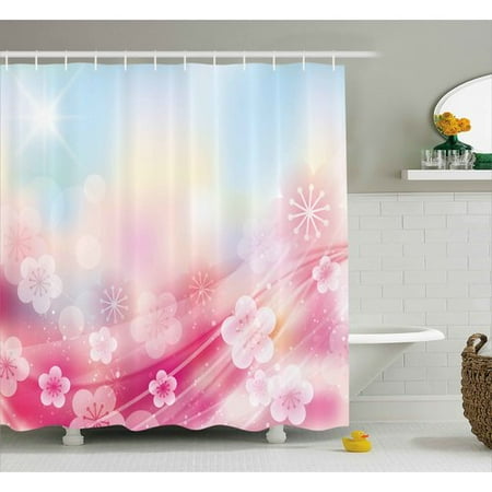 Ebern Designs Kerri Modern Charming Blossoms Flowers Buds Rays Waves Ebern Designs Kerri Modern Charming Blossoms Flowers Buds Rays Waves Rainbow Ombre Print Single Shower Curtain Com