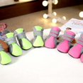 thumbnail image 3 of Soft non-slip adjustable summer boots for protecting small dog's paws made of soft air-permeable and heat-resistant sidewalk mesh, 3 of 5