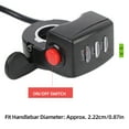thumbnail image 4 of Thumb Throttle, Wear Proof Throttle Thumb Accelerator Power Indicator SM Connector Stable  for 2.22cm Handlebar, 4 of 7