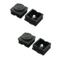 thumbnail image 1 of Uxcell Mueble Pie de Nivelación Ajustable Inserto Cuadrado 50mm x 50mm 4 Juegos, 1 of 7
