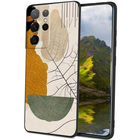 Botanical-12 Phone Case, Degined for Samsung Galaxy S23 Ultra Case Men Women, Flexible Silicone Shockproof Case for Samsung Galaxy S23 Ultra