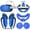 Dark Blue, variant on husxh 6 In1 Silicone Protective Case Set VR Shell Cover Controller Grip Cover Face Cover Lens Protector Joystick Covers for Meta Quest 3 for Oculus Quest 3