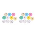 thumbnail image 4 of Becaristey 10x Cute Cartoon Pocket Mirror For Fun And Stylish Look Gift Clear Portable Makeup Mirror Random Color 2Set, 4 of 6