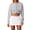 Grey, variant on Women’s Button Down Cropped Cardigan Sweatshirt, Oversized Long Sleeve Lightweight Cropped Bomber Jacket, Solid Casual Layering Top for Spring Fall Daily Lounge Workout(Black/S)
