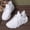 White, variant on New Women'S Breathable Casual Sports Shoes, Lightweight And Comfortable Travel Running Shoes, Low-Top Large Size Non-Slip Lace-Up Casual Footwear, Suitable for Outdoor Running, Traveling