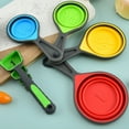 thumbnail image 5 of 8-Piece Collapsible Silicone Measuring Cups and Spoons Set – Kitchen Tools for Baking, Cooking, Liquid & Dry Ingredients – Space Saving, Easy Clean, with Markings – Ideal for Flour, Coffee,& More, 5 of 6