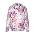 thumbnail image 3 of Balery Lilies Flowers Men's Women's UPF 50+ Sun Protection Lightweight Hoodie Performance Long Sleeve Shirt for Fishing Running-XX-Large, 3 of 9