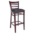 thumbnail image 1 of Tabouret de Bar en Acajou Noir, 1 of 1